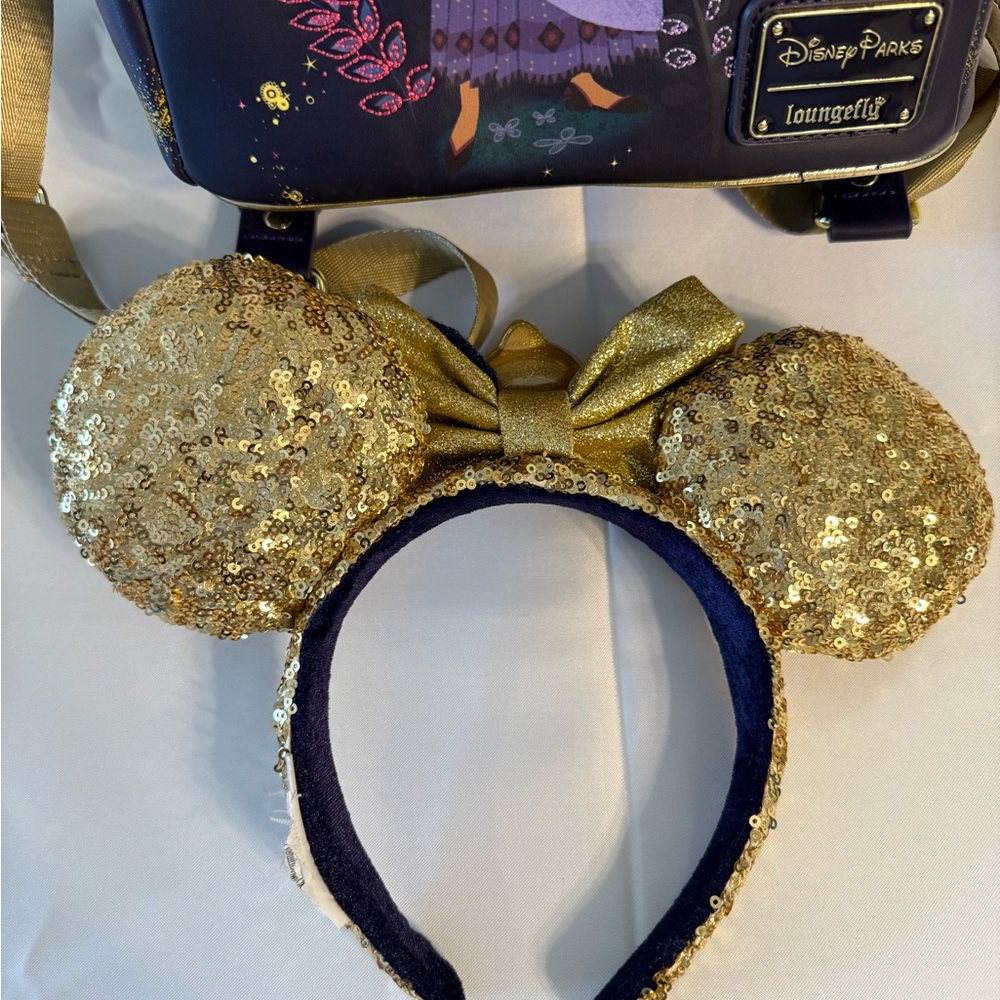 Loungefly Wish Backpack with Wish Headband set - Picture 3 of 10